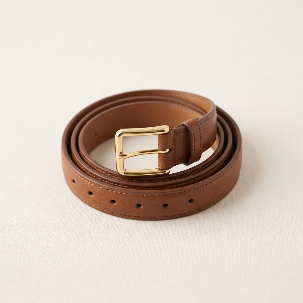 Minimal Leather Belt