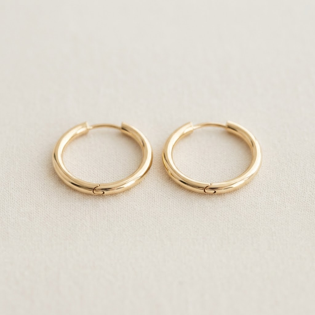 Gold Hoop Earrings